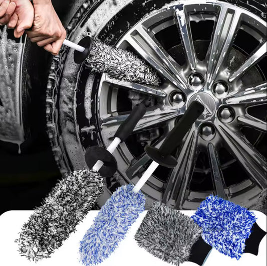 Microfiber Wheel Brush